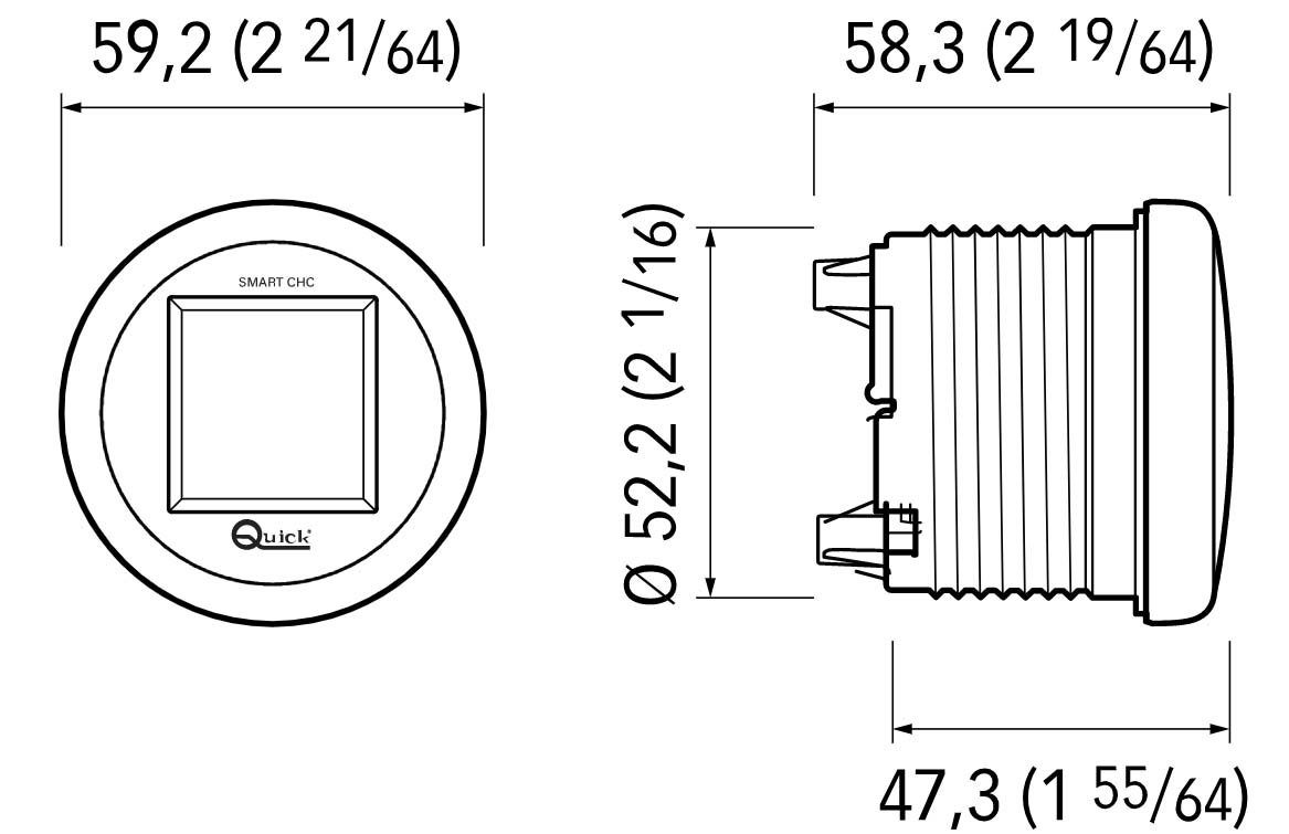 Chain counter panel CHC SMART Damarine